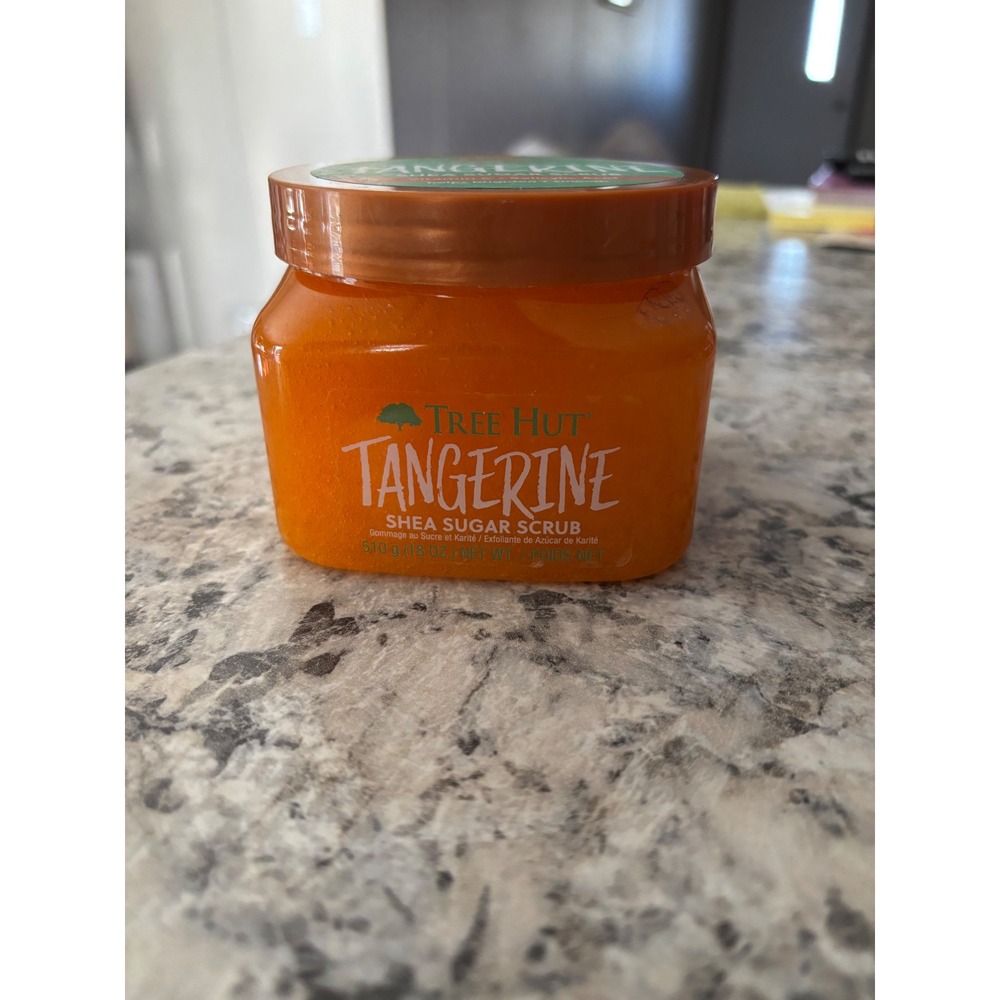 Tree Hut Tangerine Shea Sugar Scrub Exfoliating Body Scrub 18oz New